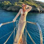 Cream Crochet Maxi Swim Cover-Up