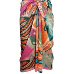 Multicolor Abstract Print Sarong Pareo